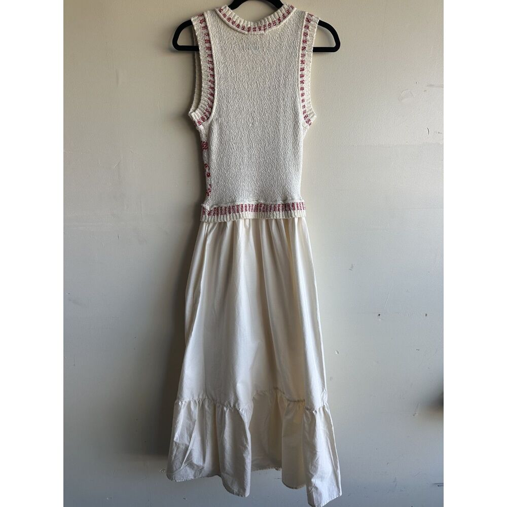 Tuckernuck Moon River Sailboat Maxi Dress Size S Nautical $158 Retail - Picture 6 of 10